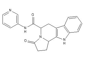 Image of 3-keto-N-(3-pyridyl)-1,2,5,6,11,11b-hexahydropyrrolo[2,1-a]$b-carboline-5-carboxamide