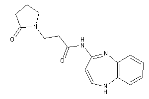 N-(1H-1,5-benzodiazepin-4-yl)-3-(2-ketopyrrolidino)propionamide
