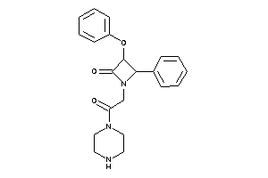 1-(2-keto-2-piperazino-ethyl)-3-phenoxy-4-phenyl-azetidin-2-one