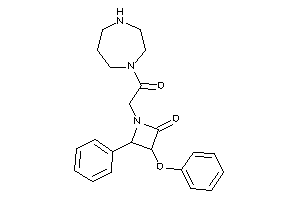 1-[2-(1,4-diazepan-1-yl)-2-keto-ethyl]-3-phenoxy-4-phenyl-azetidin-2-one