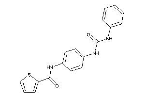 N-[4-(phenylcarbamoylamino)phenyl]thiophene-2-carboxamide