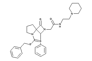 3-keto-2-[2-keto-2-(2-piperidinoethylamino)ethyl]-1-phenyl-2,5-diazaspiro[3.4]octane-5-carboxylic Acid Benzyl Ester