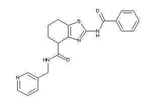 Image of 2-benzamido-N-(3-pyridylmethyl)-4,5,6,7-tetrahydro-1,3-benzothiazole-4-carboxamide