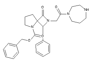 2-[2-(1,4-diazepan-1-yl)-2-keto-ethyl]-3-keto-1-phenyl-2,5-diazaspiro[3.4]octane-5-carboxylic Acid Benzyl Ester