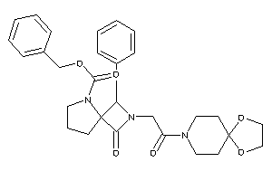 Image of 2-[2-(1,4-dioxa-8-azaspiro[4.5]decan-8-yl)-2-keto-ethyl]-3-keto-1-phenyl-2,5-diazaspiro[3.4]octane-5-carboxylic Acid Benzyl Ester