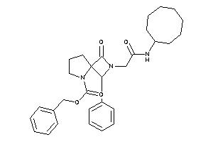 Image of 2-[2-(cyclooctylamino)-2-keto-ethyl]-3-keto-1-phenyl-2,5-diazaspiro[3.4]octane-5-carboxylic Acid Benzyl Ester