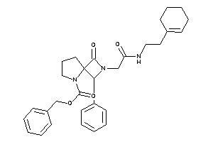 2-[2-(2-cyclohexen-1-ylethylamino)-2-keto-ethyl]-3-keto-1-phenyl-2,5-diazaspiro[3.4]octane-5-carboxylic Acid Benzyl Ester