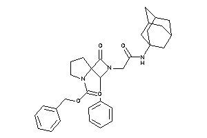 2-[2-(1-adamantylamino)-2-keto-ethyl]-3-keto-1-phenyl-2,5-diazaspiro[3.4]octane-5-carboxylic Acid Benzyl Ester