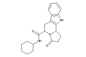 Image of N-cyclohexyl-3-keto-1,2,5,6,11,11b-hexahydropyrrolo[2,1-a]$b-carboline-5-carboxamide