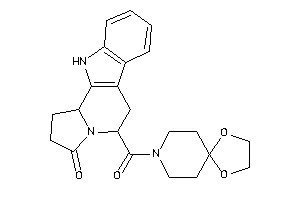 5-(1,4-dioxa-8-azaspiro[4.5]decane-8-carbonyl)-1,2,5,6,11,11b-hexahydropyrrolo[2,1-a]$b-carbolin-3-one