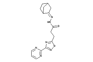 N-(norbornan-2-ylideneamino)-3-[3-(2-pyrimidyl)-1,2,4-oxadiazol-5-yl]propionamide