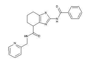 2-benzamido-N-(2-pyridylmethyl)-4,5,6,7-tetrahydro-1,3-benzothiazole-4-carboxamide