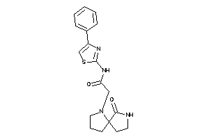 Image of 2-(6-keto-4,7-diazaspiro[4.4]nonan-4-yl)-N-(4-phenylthiazol-2-yl)acetamide