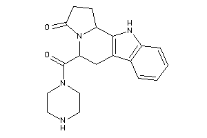 Image of 5-(piperazine-1-carbonyl)-1,2,5,6,11,11b-hexahydropyrrolo[2,1-a]$b-carbolin-3-one