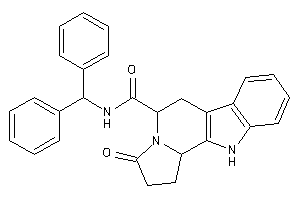 Image of N-benzhydryl-3-keto-1,2,5,6,11,11b-hexahydropyrrolo[2,1-a]$b-carboline-5-carboxamide