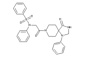 N-[2-keto-2-(1-keto-4-phenyl-2,4,8-triazaspiro[4.5]decan-8-yl)ethyl]-N-phenyl-benzenesulfonamide