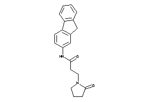 N-(9H-fluoren-2-yl)-3-(2-ketopyrrolidino)propionamide