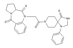 5-[2-keto-2-(1-keto-4-phenyl-2,4,8-triazaspiro[4.5]decan-8-yl)ethyl]-6a,7,8,9-tetrahydropyrrolo[2,1-c][1,4]benzodiazepine-6,11-quinone