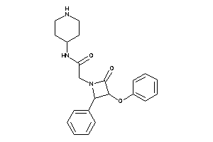 Image of 2-(2-keto-3-phenoxy-4-phenyl-azetidin-1-yl)-N-(4-piperidyl)acetamide