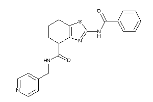 2-benzamido-N-(4-pyridylmethyl)-4,5,6,7-tetrahydro-1,3-benzothiazole-4-carboxamide