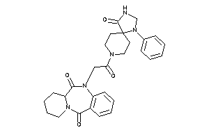 Image of 5-[2-keto-2-(1-keto-4-phenyl-2,4,8-triazaspiro[4.5]decan-8-yl)ethyl]-7,8,9,10-tetrahydro-6aH-pyrido[2,1-c][1,4]benzodiazepine-6,12-quinone
