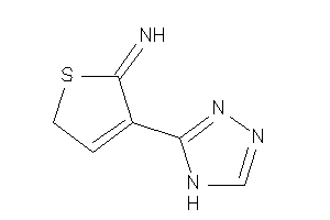 [4-(4H-1,2,4-triazol-3-yl)-2H-thiophen-5-ylidene]amine