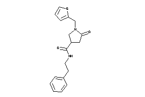 5-keto-N-phenethyl-1-(2-thenyl)pyrrolidine-3-carboxamide