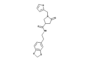 N-homopiperonyl-5-keto-1-(2-thenyl)pyrrolidine-3-carboxamide