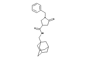 Image of N-(1-adamantylmethyl)-1-benzyl-5-keto-pyrrolidine-3-carboxamide