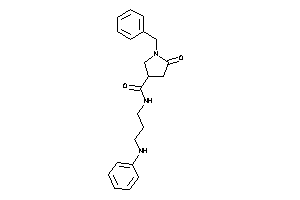 N-(3-anilinopropyl)-1-benzyl-5-keto-pyrrolidine-3-carboxamide