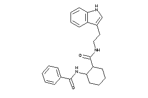 N-[2-[2-(1H-indol-3-yl)ethylcarbamoyl]cyclohexyl]benzamide