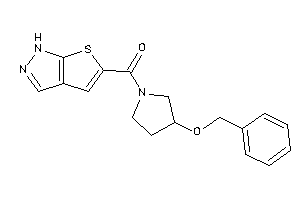 (3-benzoxypyrrolidino)-(1H-thieno[2,3-c]pyrazol-5-yl)methanone