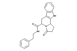 Image of 3-keto-N-phenethyl-1,2,5,6,11,11b-hexahydropyrrolo[2,1-a]$b-carboline-5-carboxamide