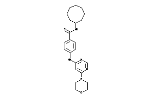 N-cyclooctyl-4-[(6-morpholinopyrimidin-4-yl)amino]benzamide