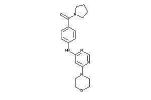 [4-[(6-morpholinopyrimidin-4-yl)amino]phenyl]-pyrrolidino-methanone