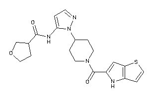 N-[2-[1-(4H-thieno[3,2-b]pyrrole-5-carbonyl)-4-piperidyl]pyrazol-3-yl]tetrahydrofuran-3-carboxamide