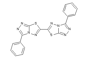3-phenyl-6-(3-phenyl-[1,2,4]triazolo[3,4-b][1,3,4]thiadiazol-6-yl)-[1,2,4]triazolo[3,4-b][1,3,4]thiadiazole
