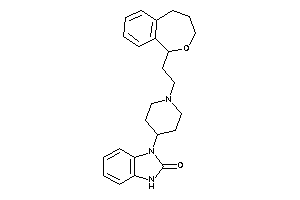 Image of 3-[1-[2-(1,3,4,5-tetrahydro-2-benzoxepin-1-yl)ethyl]-4-piperidyl]-1H-benzimidazol-2-one