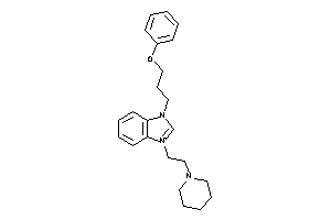 Image of 1-(3-phenoxypropyl)-3-(2-piperidinoethyl)benzimidazol-3-ium