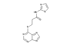 Image of 3-(4H-purin-6-ylthio)-N-thiazol-2-yl-propionamide