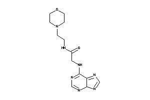 N-(2-morpholinoethyl)-2-(4H-purin-6-ylamino)acetamide