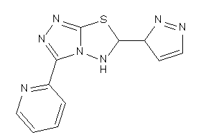 6-(3H-pyrazol-3-yl)-3-(2-pyridyl)-5,6-dihydro-[1,2,4]triazolo[3,4-b][1,3,4]thiadiazole
