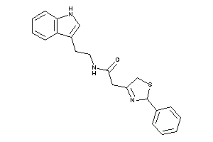 N-[2-(1H-indol-3-yl)ethyl]-2-(2-phenyl-3-thiazolin-4-yl)acetamide