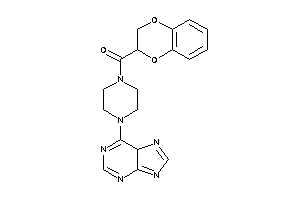 2,3-dihydro-1,4-benzodioxin-3-yl-[4-(5H-purin-6-yl)piperazino]methanone