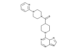 [1-(5H-purin-6-yl)-4-piperidyl]-[4-(2-pyridyl)piperazino]methanone