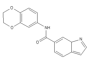N-(2,3-dihydro-1,4-benzodioxin-6-yl)-7aH-indole-6-carboxamide