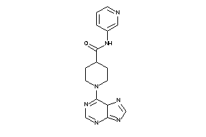 Image of 1-(5H-purin-6-yl)-N-(3-pyridyl)isonipecotamide