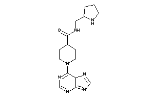1-(5H-purin-6-yl)-N-(pyrrolidin-2-ylmethyl)isonipecotamide