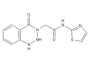 Image of 2-(4-keto-1,2-dihydro-1,2,3-benzotriazin-3-yl)-N-thiazol-2-yl-acetamide