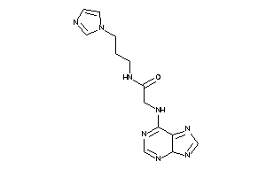 Image of N-(3-imidazol-1-ylpropyl)-2-(4H-purin-6-ylamino)acetamide